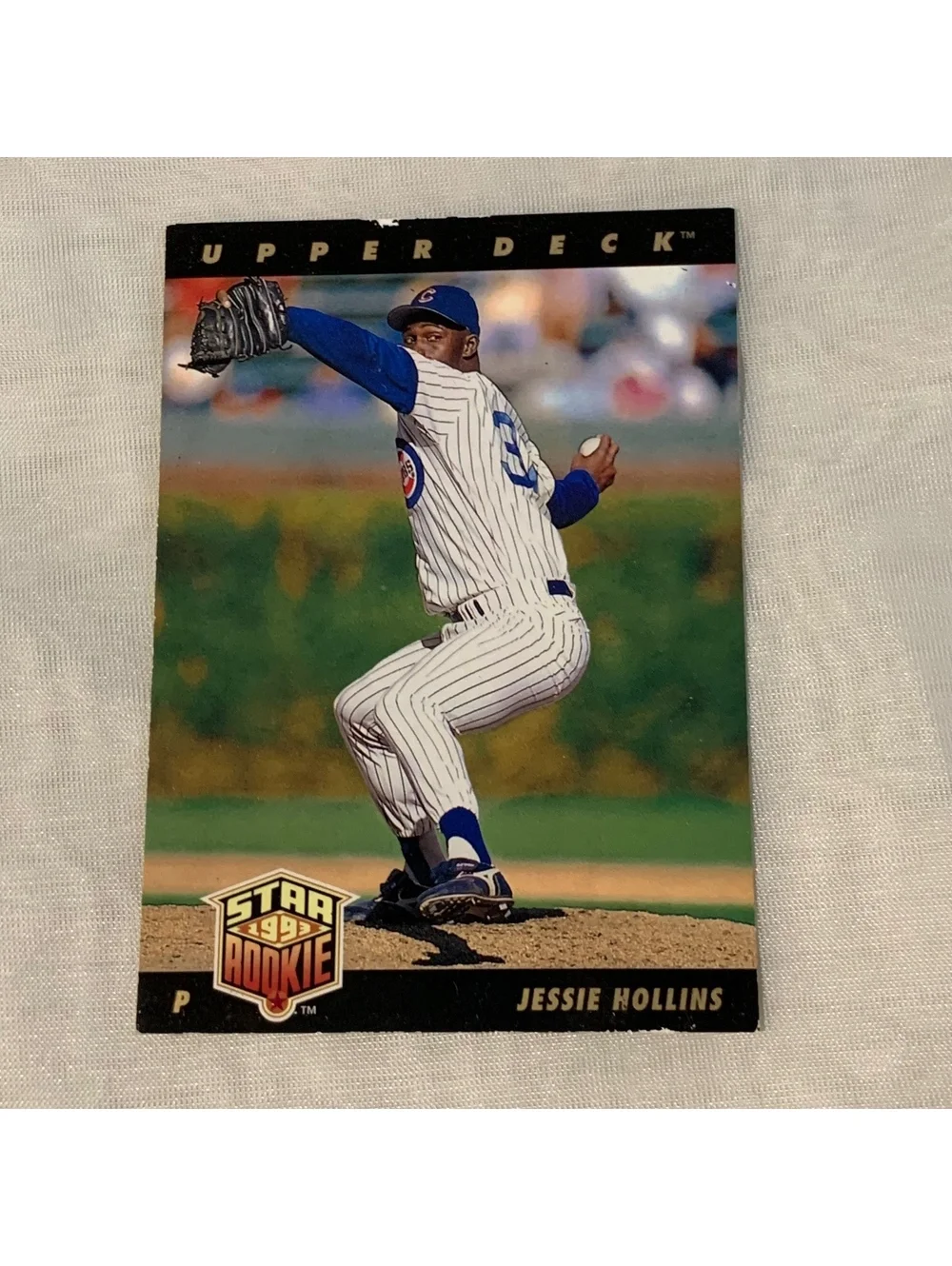 1993 Upper Deck Star Rookie #18 Jessie Hollins Chicago Cubs Baseball Card